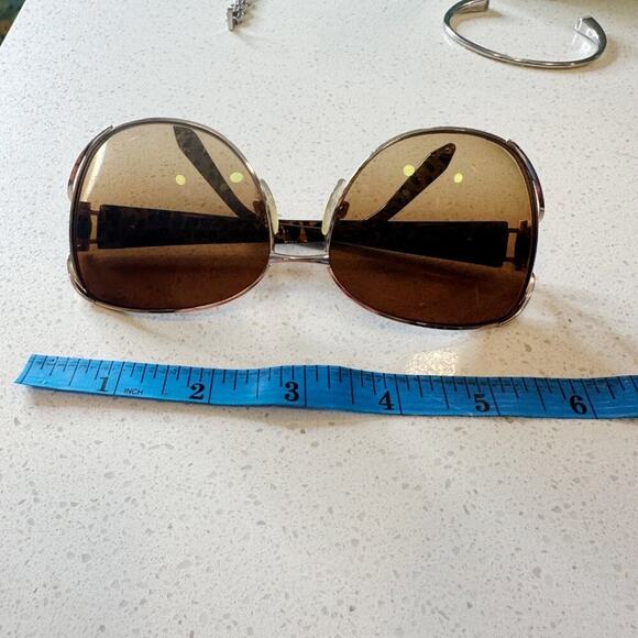 Roberto Cavalli Primula Sunglass FRAMES 596S 28F Brown Gold Kyle Richards - Picture 13 of 14